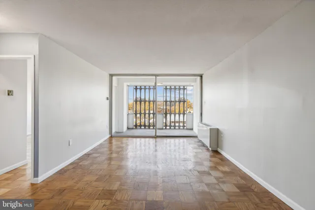 a view of a room with window