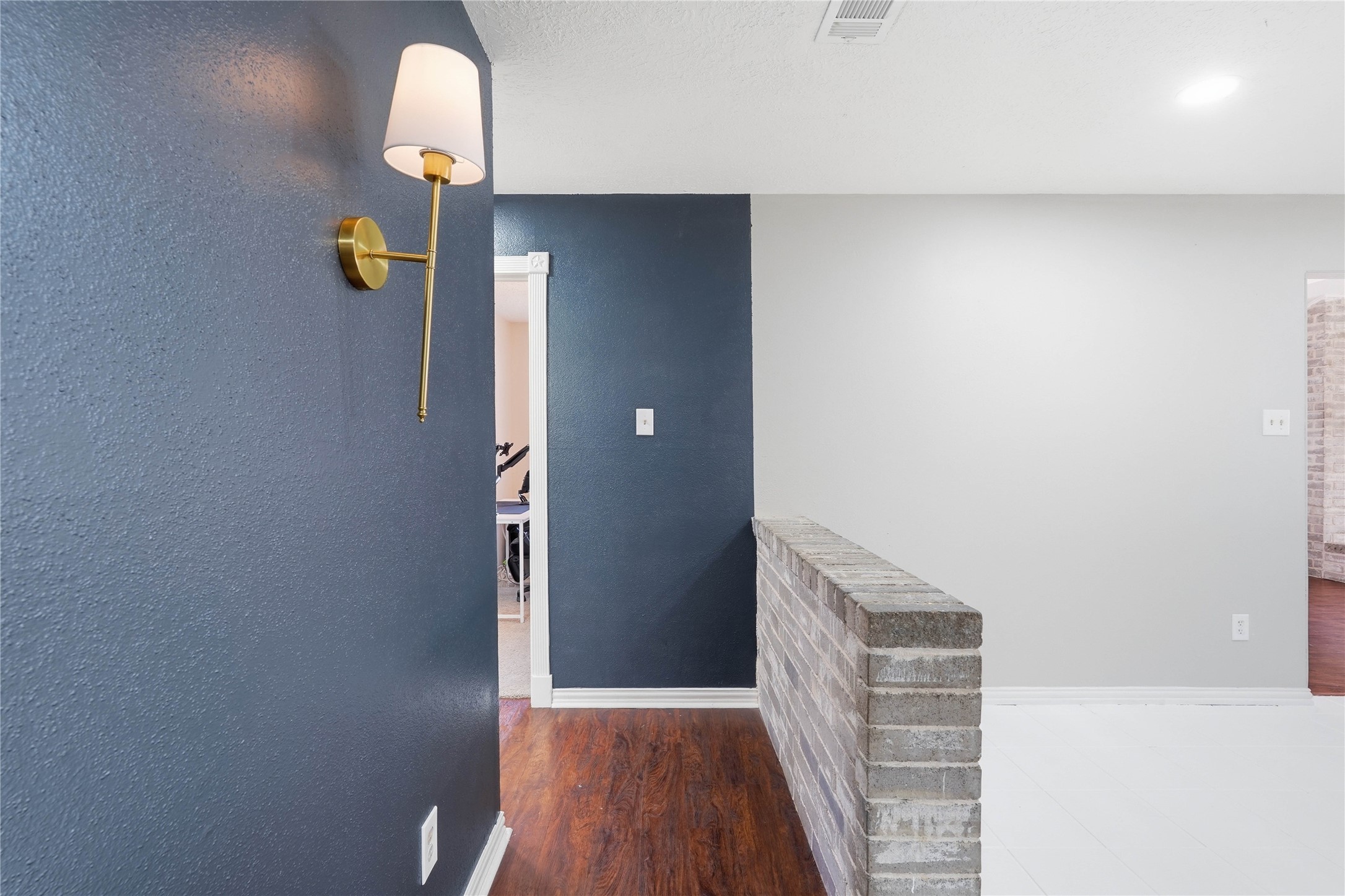 4506 Pineville Lane Spring, TX 77388 - Photo 17 of 33 a view of hallway with wooden floor