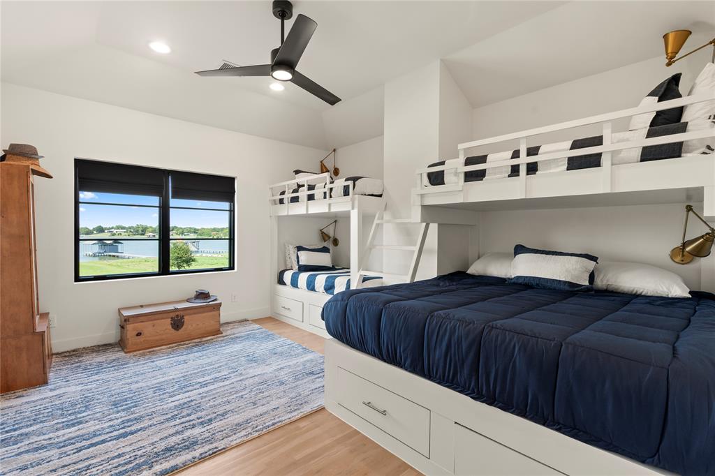 111 Sun Valley Mabank, TX 75147 - Photo 21 of 40 First custom-designed bunk room with two queens and two twins.