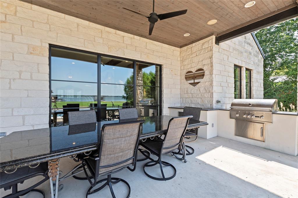 111 Sun Valley Mabank, TX 75147 - Photo 28 of 40 Outdoor Coyote grill built into custom cabinetry.