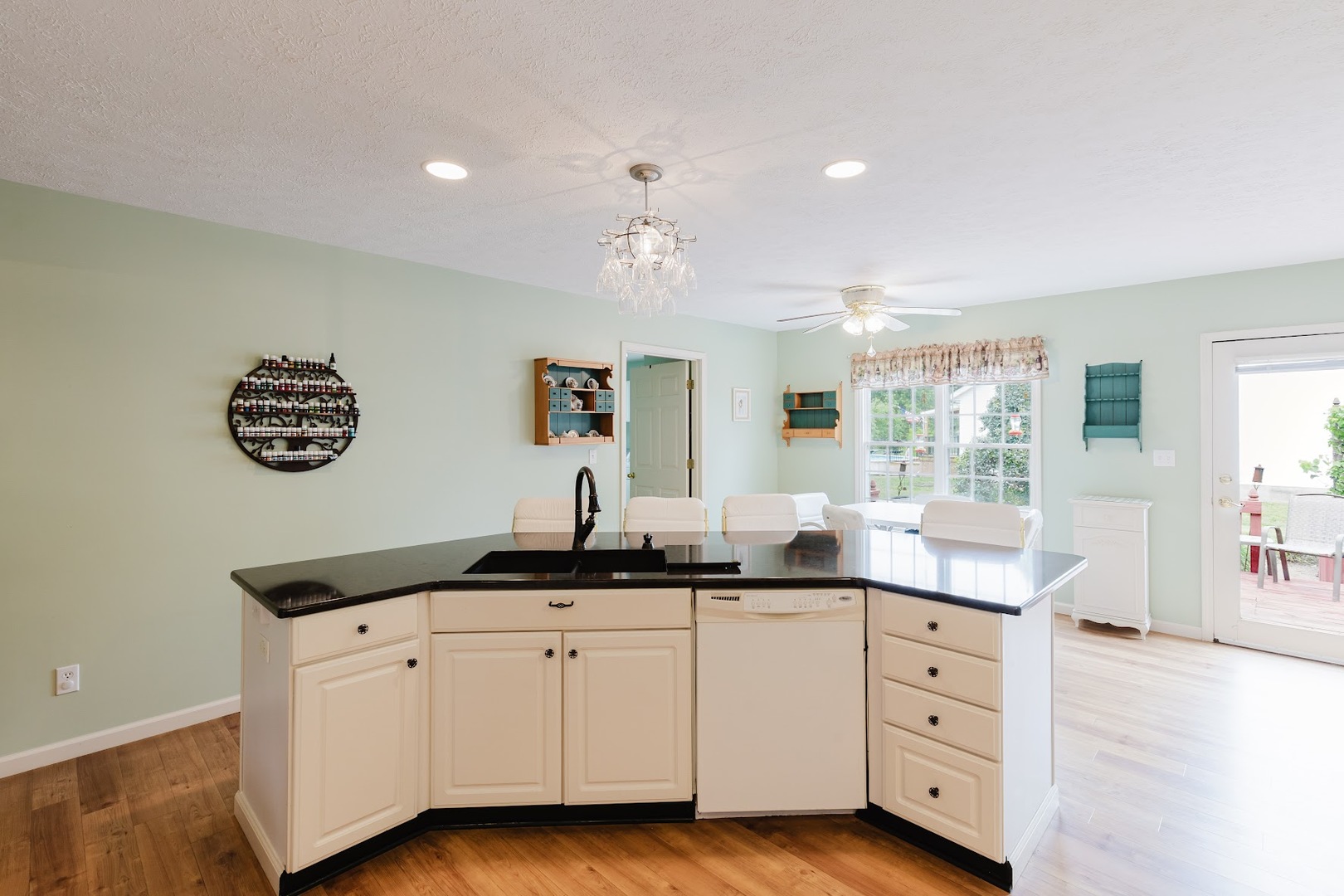 15136 Eastland Road Marion, IL 62959 - Photo 12 of 49 a kitchen with granite countertop a sink and a cabinets