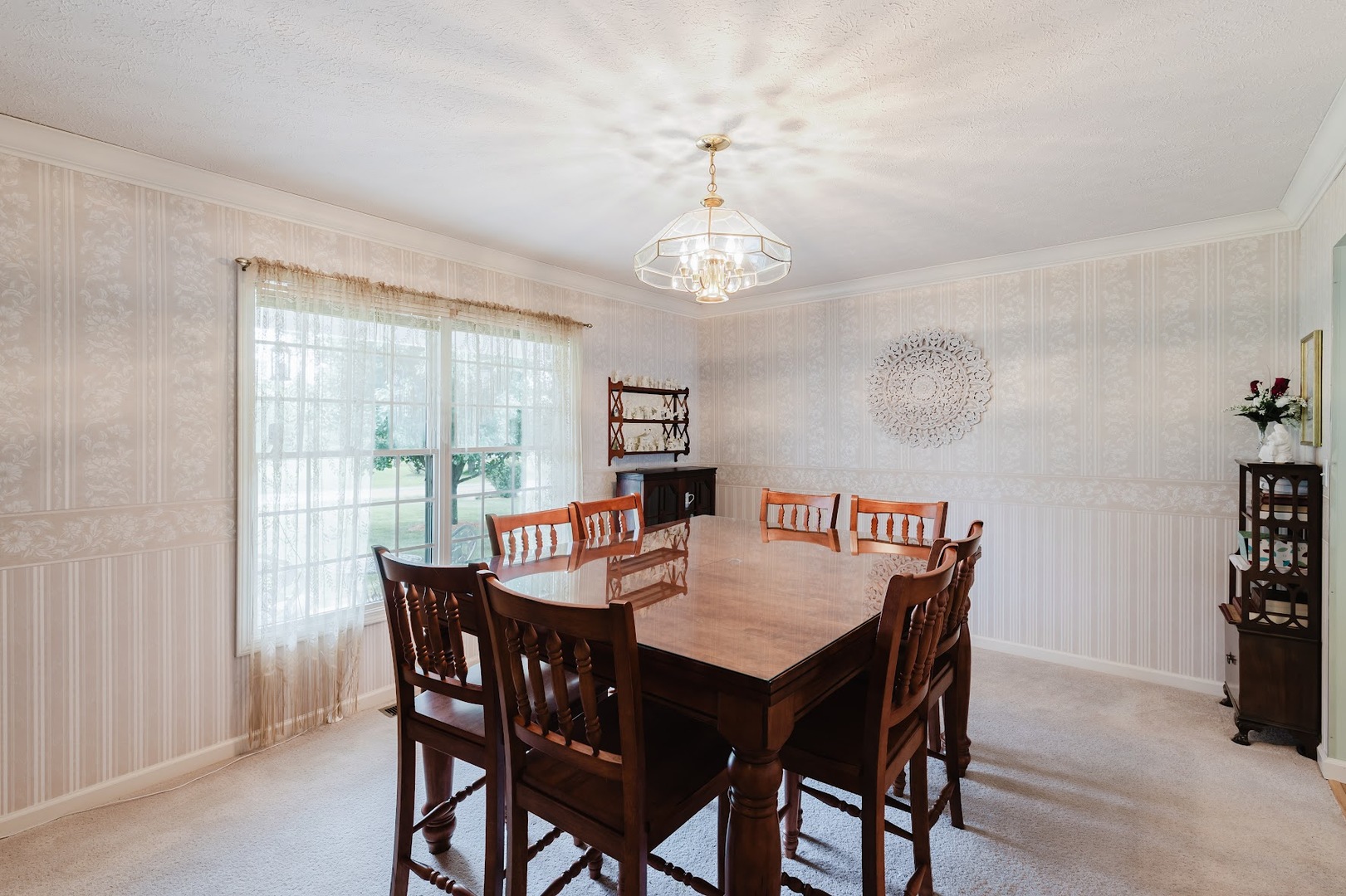 15136 Eastland Road Marion, IL 62959 - Photo 14 of 49 a view of a dining room with furniture window and outside view