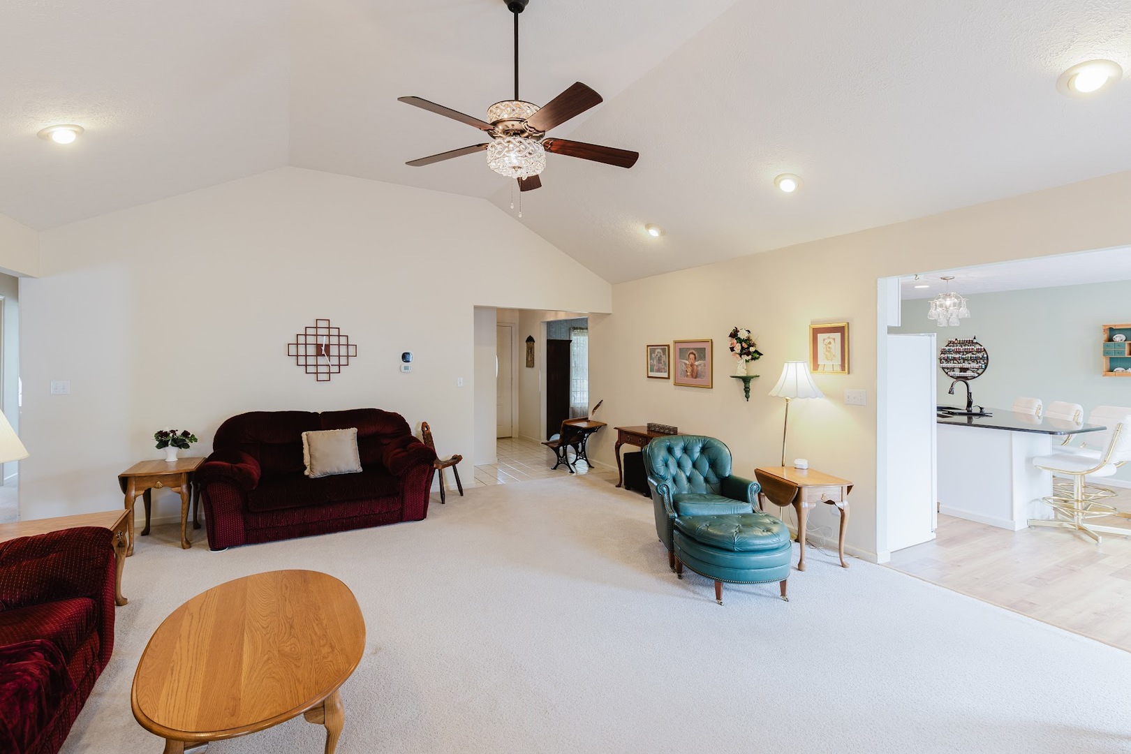 15136 Eastland Road Marion, IL 62959 - Photo 36 of 49 a living room with furniture and a chandelier