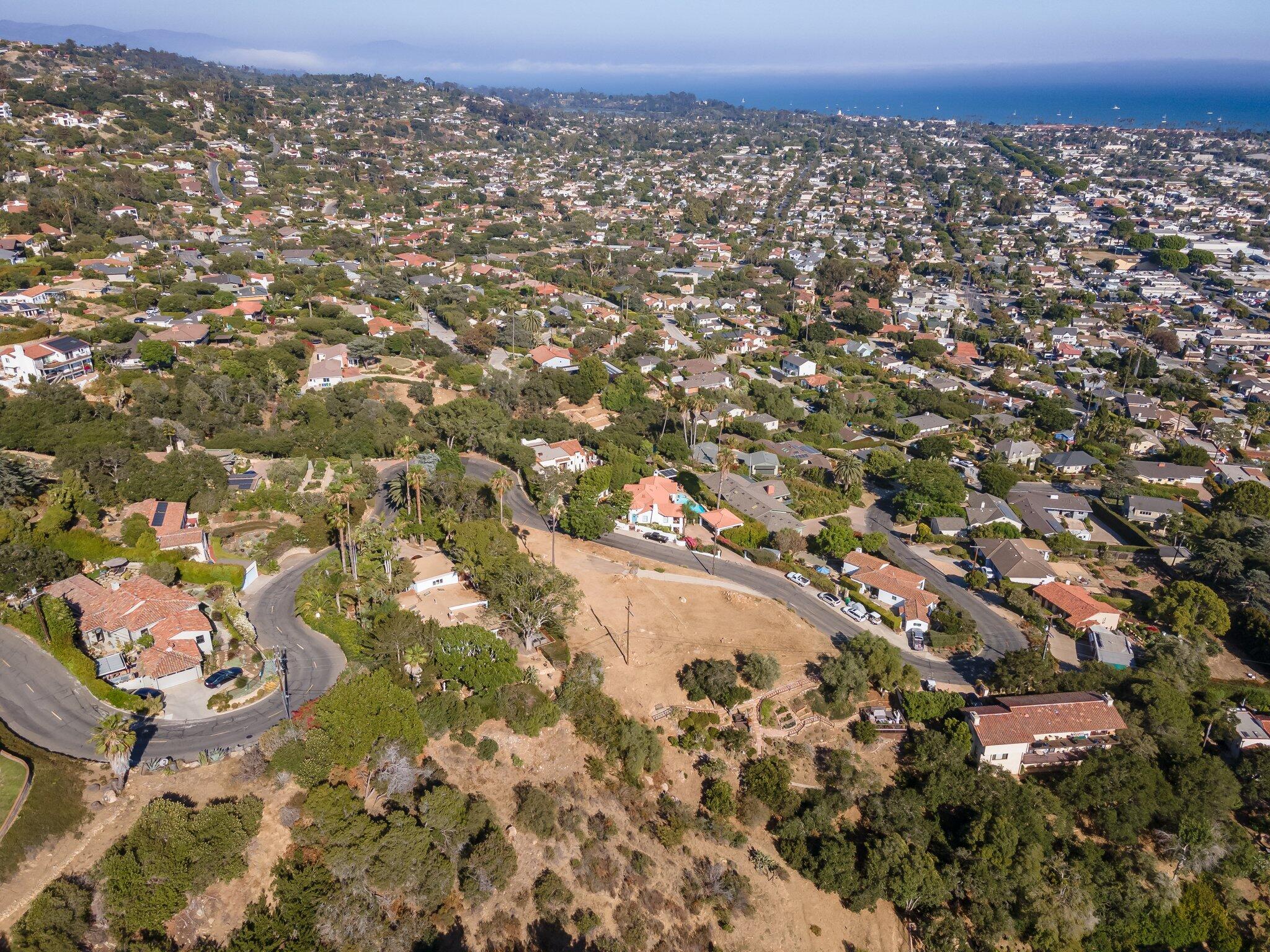 999 Garcia Road Santa Barbara, CA 93103 - Photo 4 of 16 an aerial view of multiple house