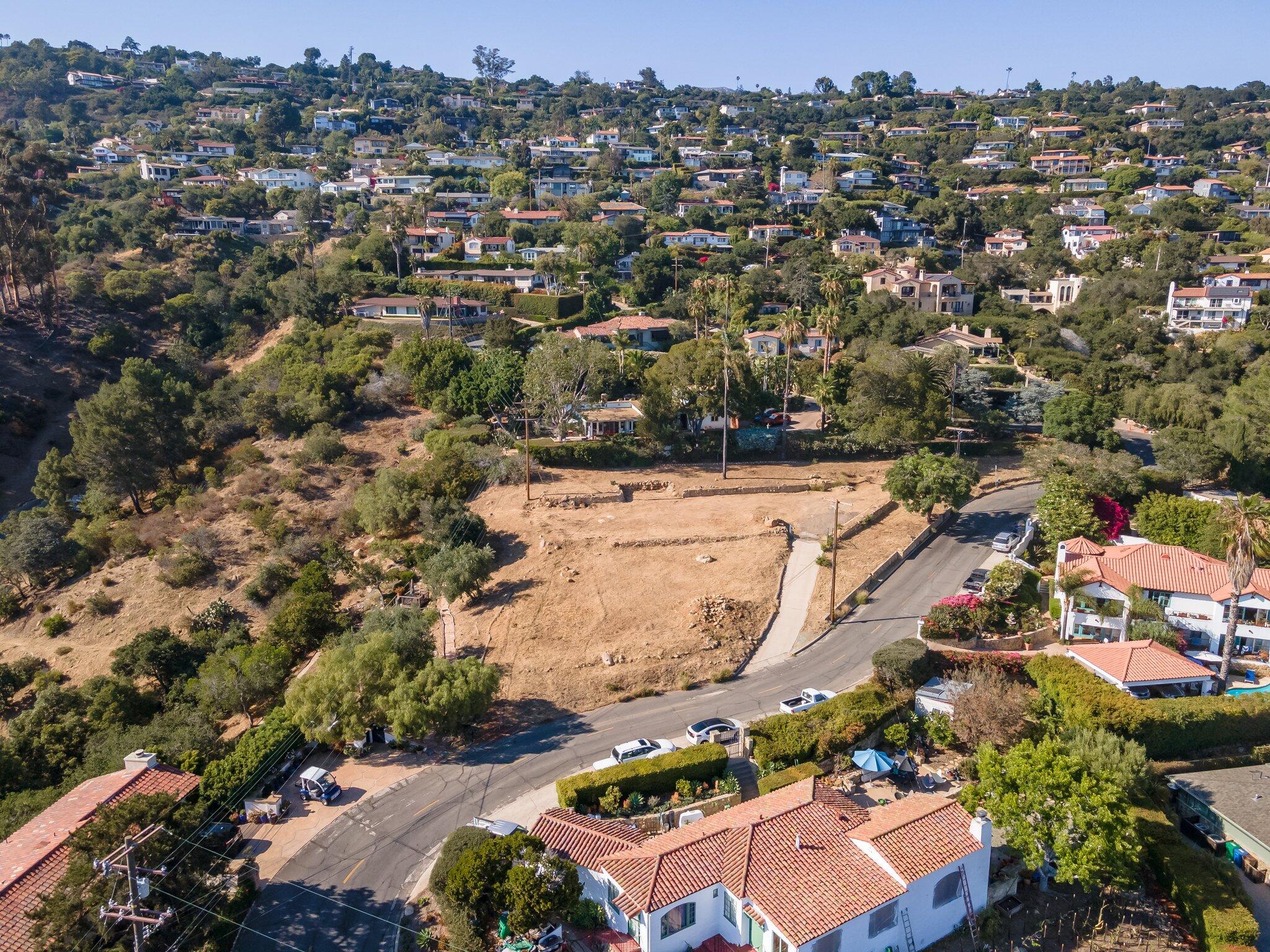 999 Garcia Road Santa Barbara, CA 93103 - Photo 6 of 16 an aerial view of residential houses with outdoor space