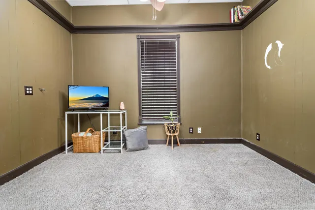 a view of room with gym equipment