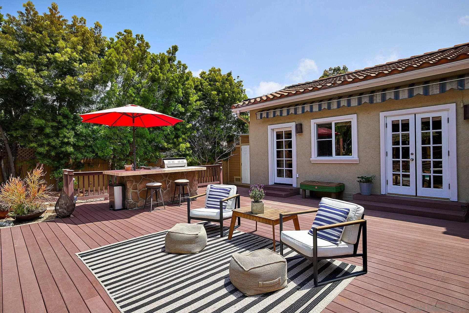 1548 Calle Violetas Encinitas, CA 92024 - Photo 15 of 47 a view of a patio with chairs and table
