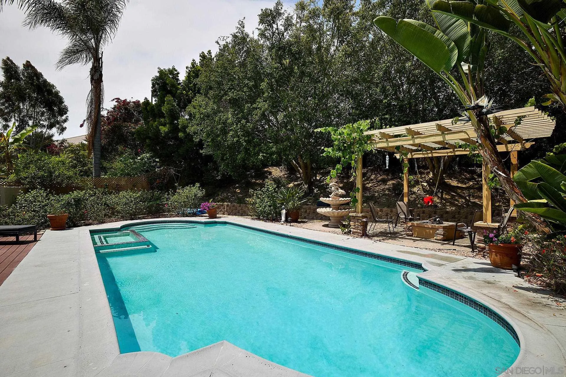 1548 Calle Violetas Encinitas, CA 92024 - Photo 5 of 47 a view of swimming pool with chairs and tables