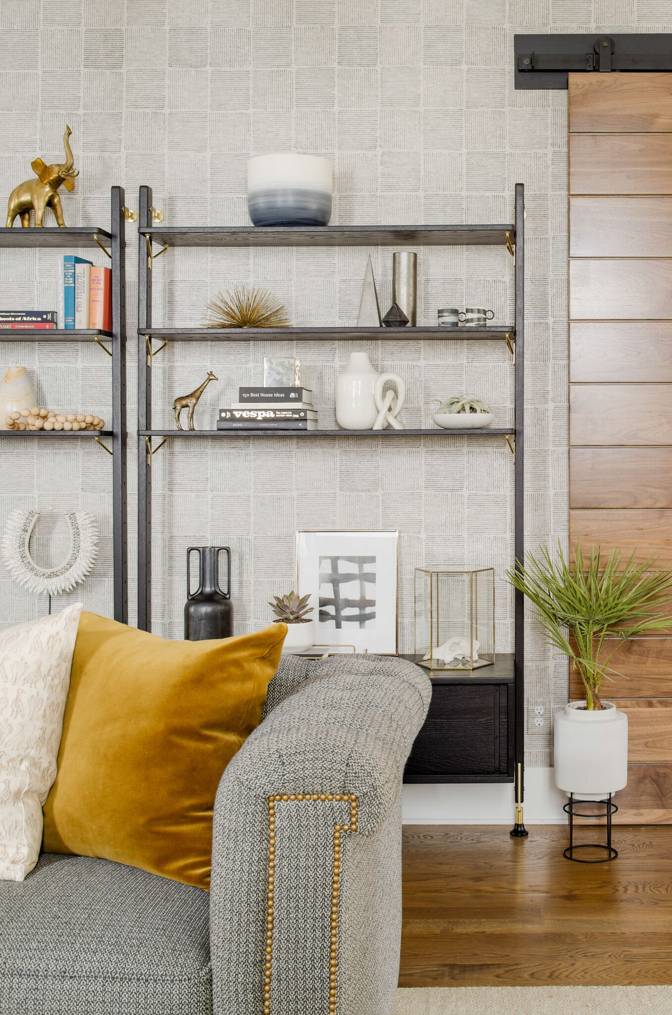853 B Bradford Avenue Nashville, TN 37204 - Photo 8 of 49 a living room with a couch and potted plant