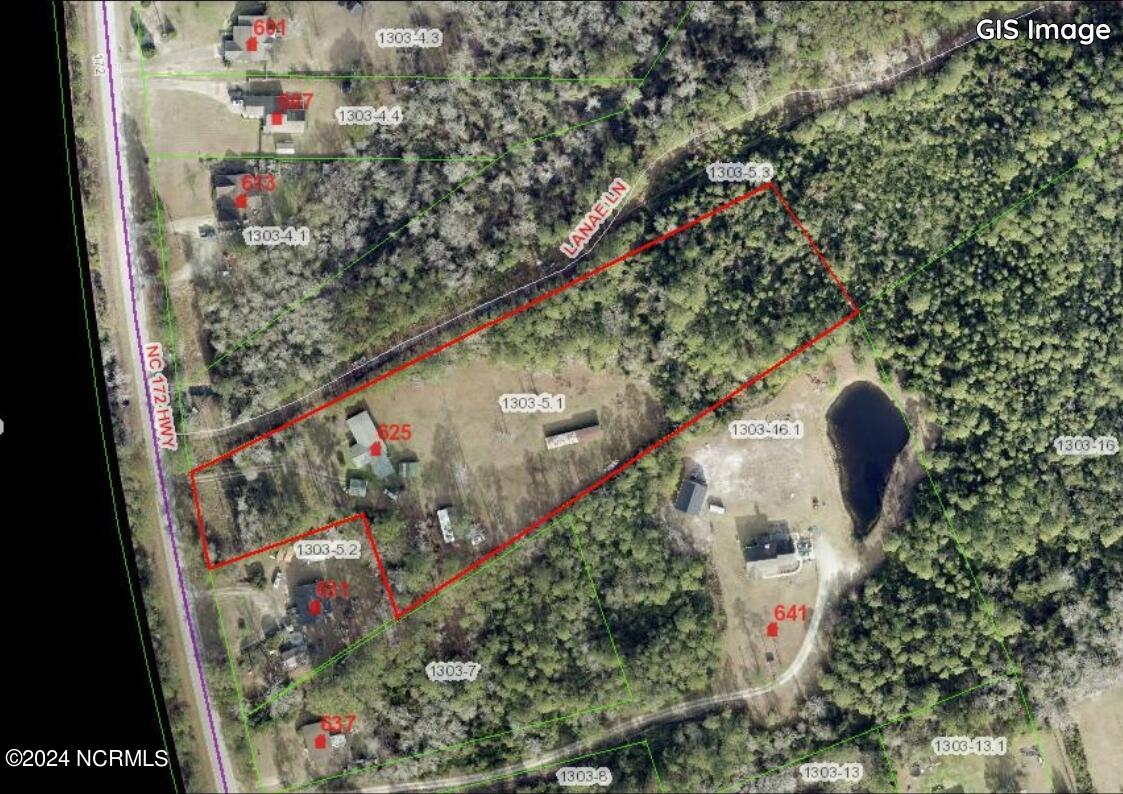 625 Highway 172 Hubert, NC 28539 - Photo 41 of 42 GIS Map 625 Hwy 172