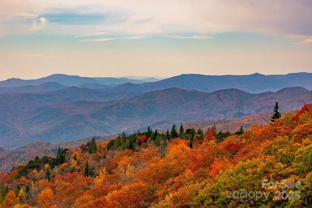 a view of a house with a mountain
