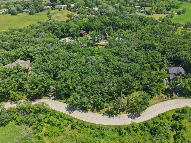 a view of a pathway both side of yard