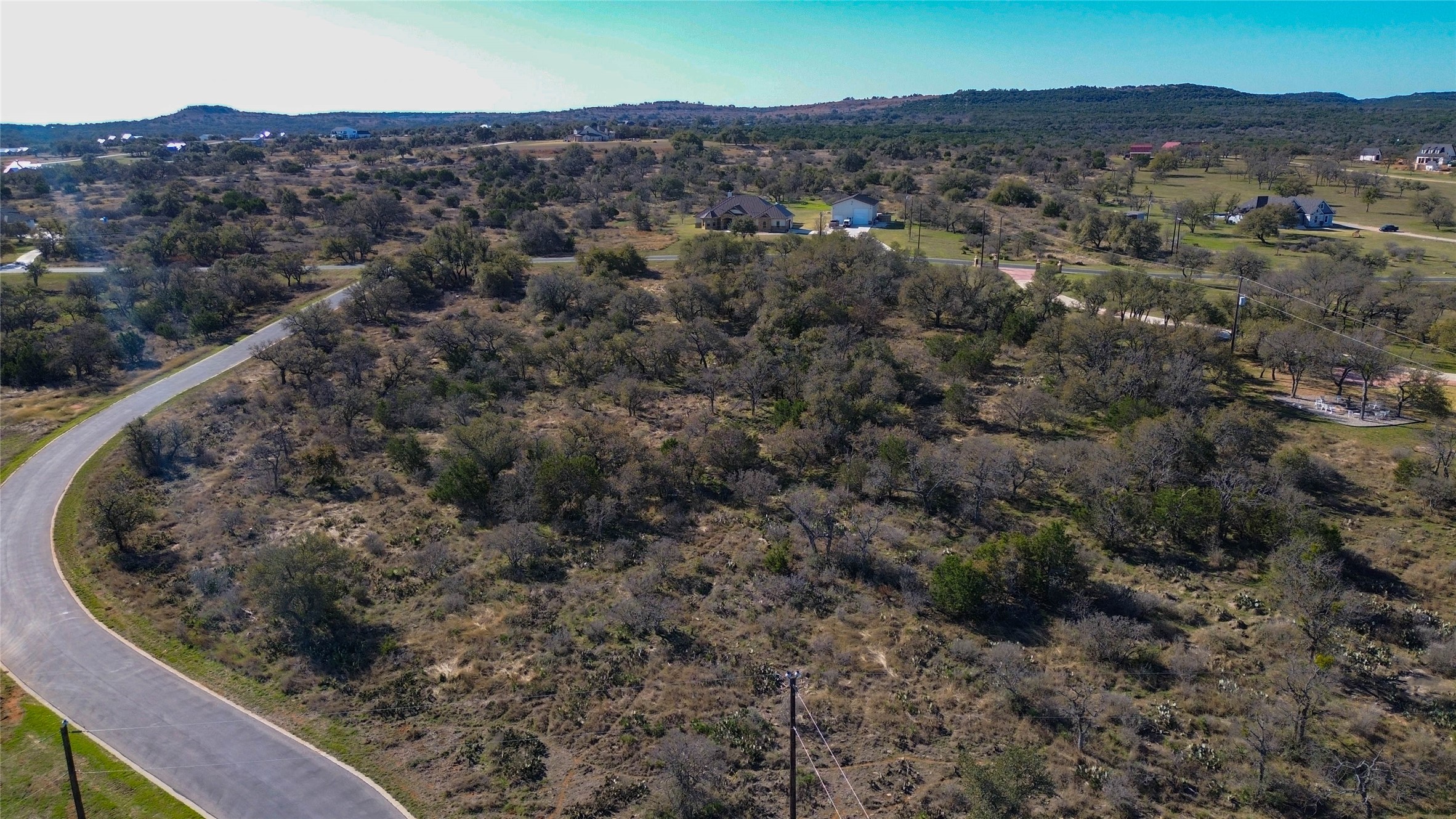 Lot 20 Comanche Ridge Round Mountain, TX 78663 - Photo 11 of 34 AERIAL - INTERIOR VIEW OF LOT 20