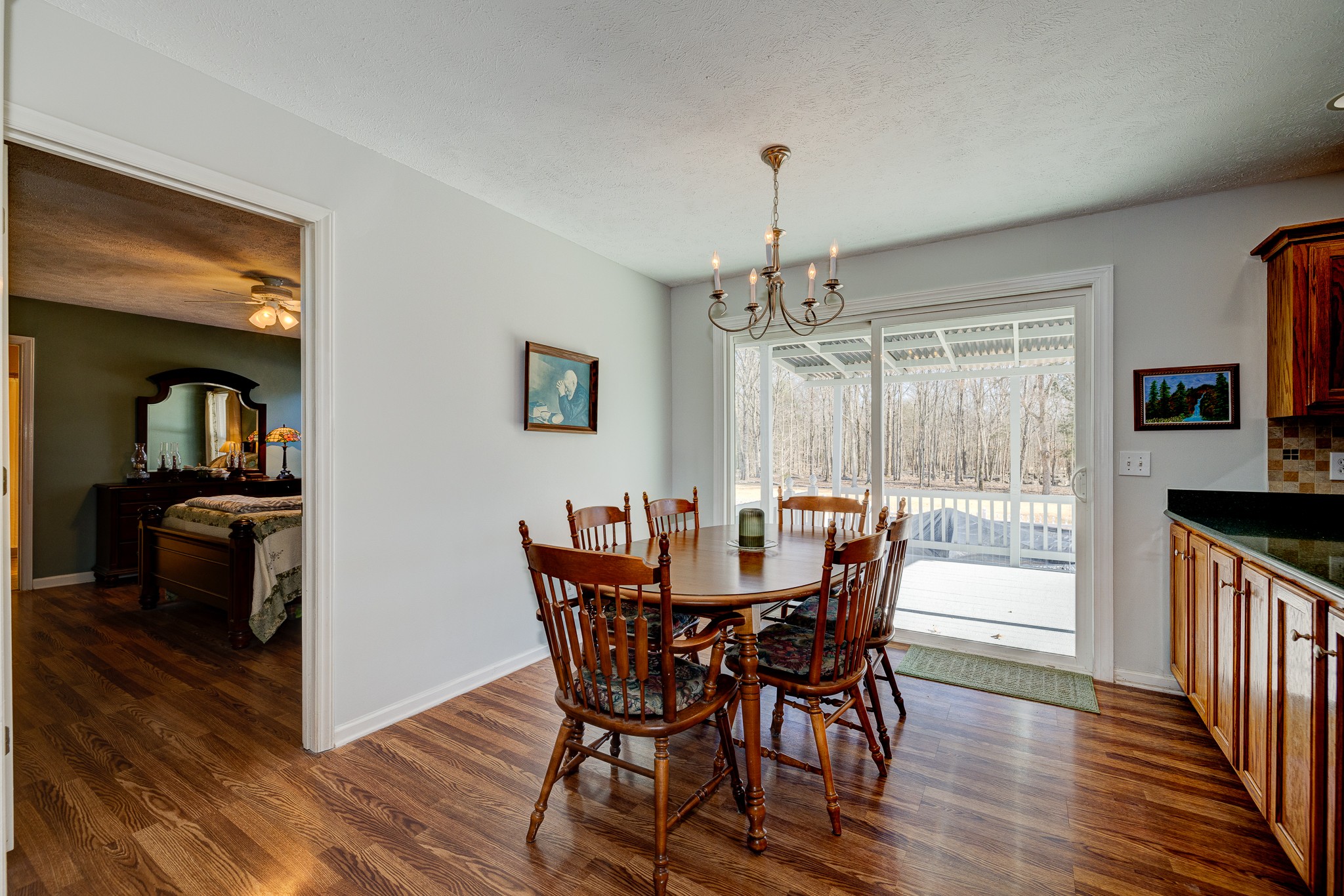2543 Thompson Road Murfreesboro, TN 37128 - Photo 19 of 46 a view of a dining room with furniture window and wooden floor