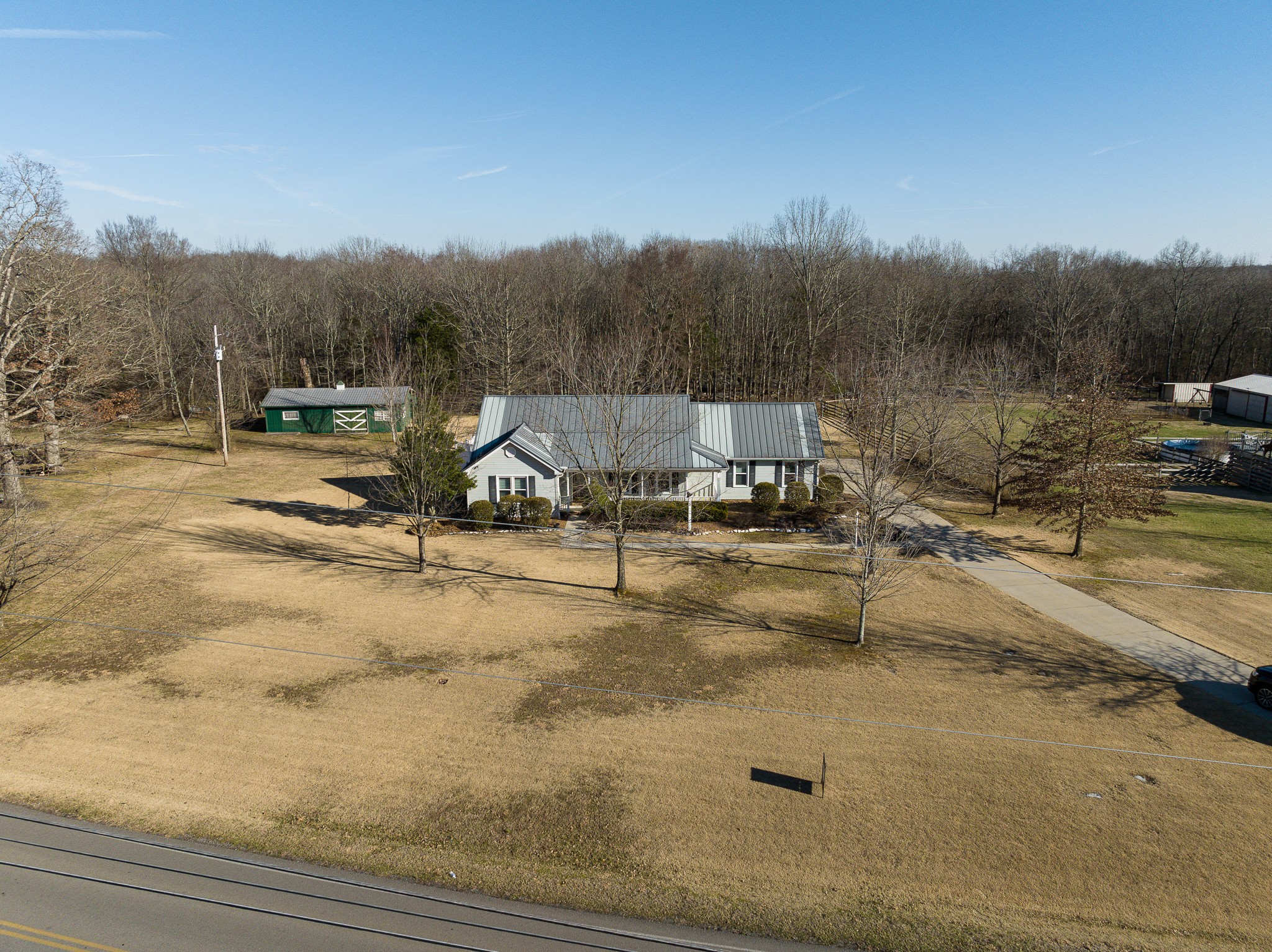 2543 Thompson Road Murfreesboro, TN 37128 - Photo 3 of 46 a view of a swimming pool with a patio
