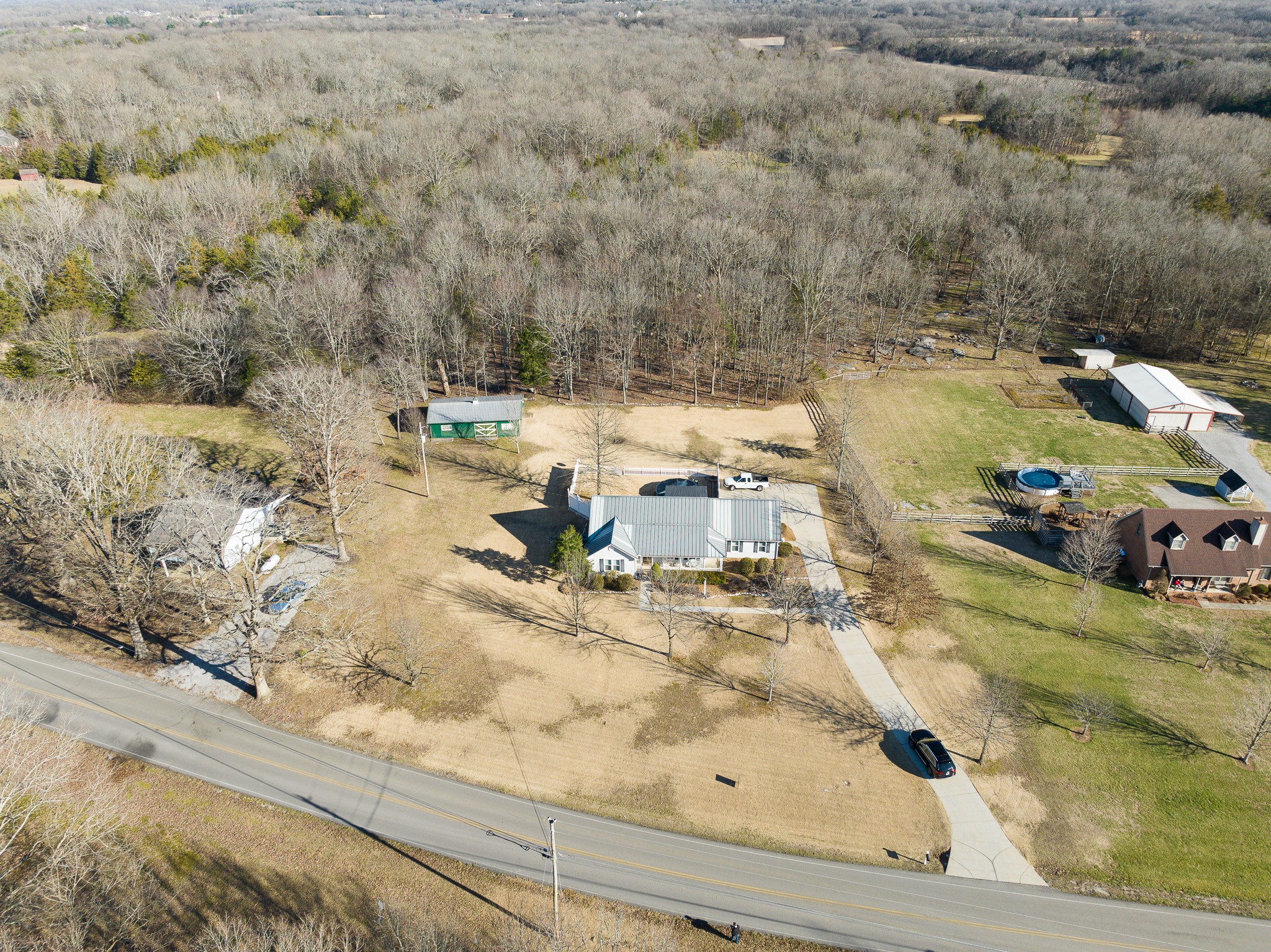 2543 Thompson Road Murfreesboro, TN 37128 - Photo 4 of 46 a view of yard with swimming pool