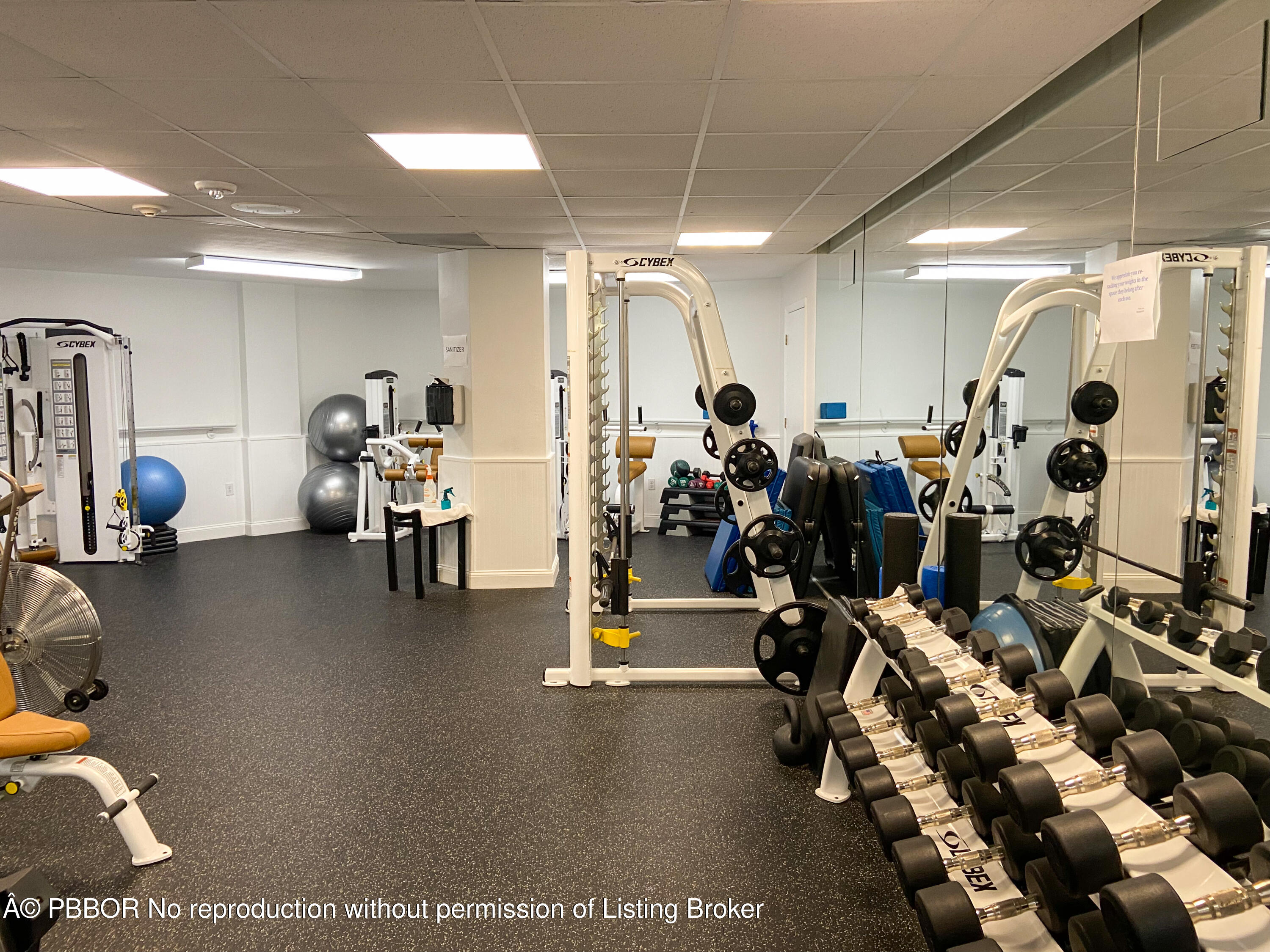 44 Cocoanut Row, Unit 610A Palm Beach, FL 33480 - Photo 10 of 13 a view of a room with gym equipment