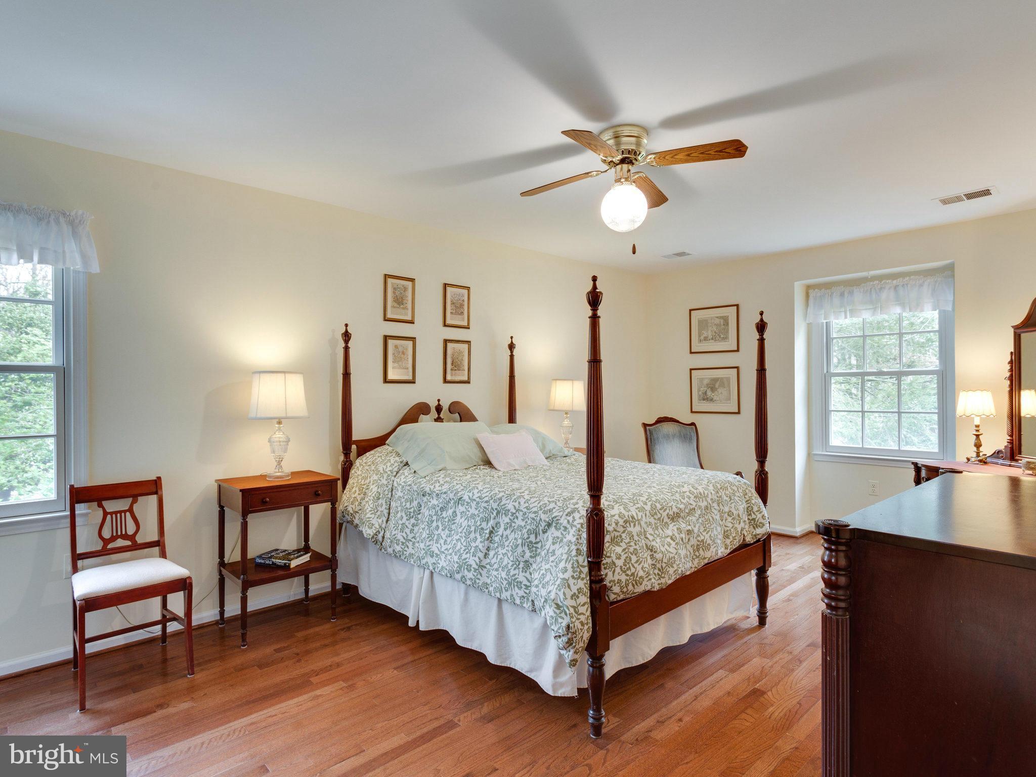 2808 Bree Hill Road Oakton, VA 22124 - Photo 12 of 29 Light-filled Master Bedroom w Ensuite Bath