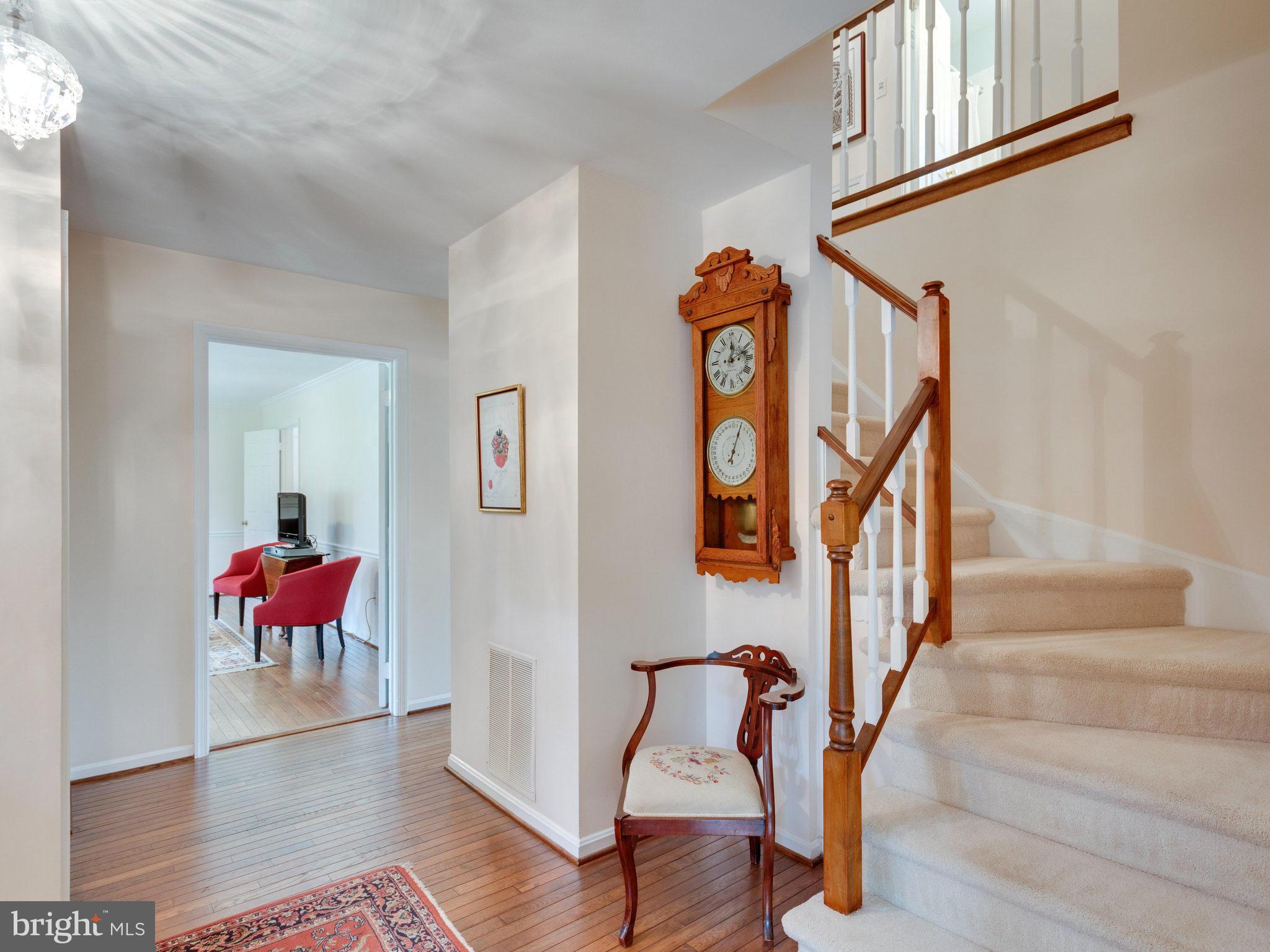 2808 Bree Hill Road Oakton, VA 22124 - Photo 5 of 29 Welcoming Foyer w Main Level Powder Rm