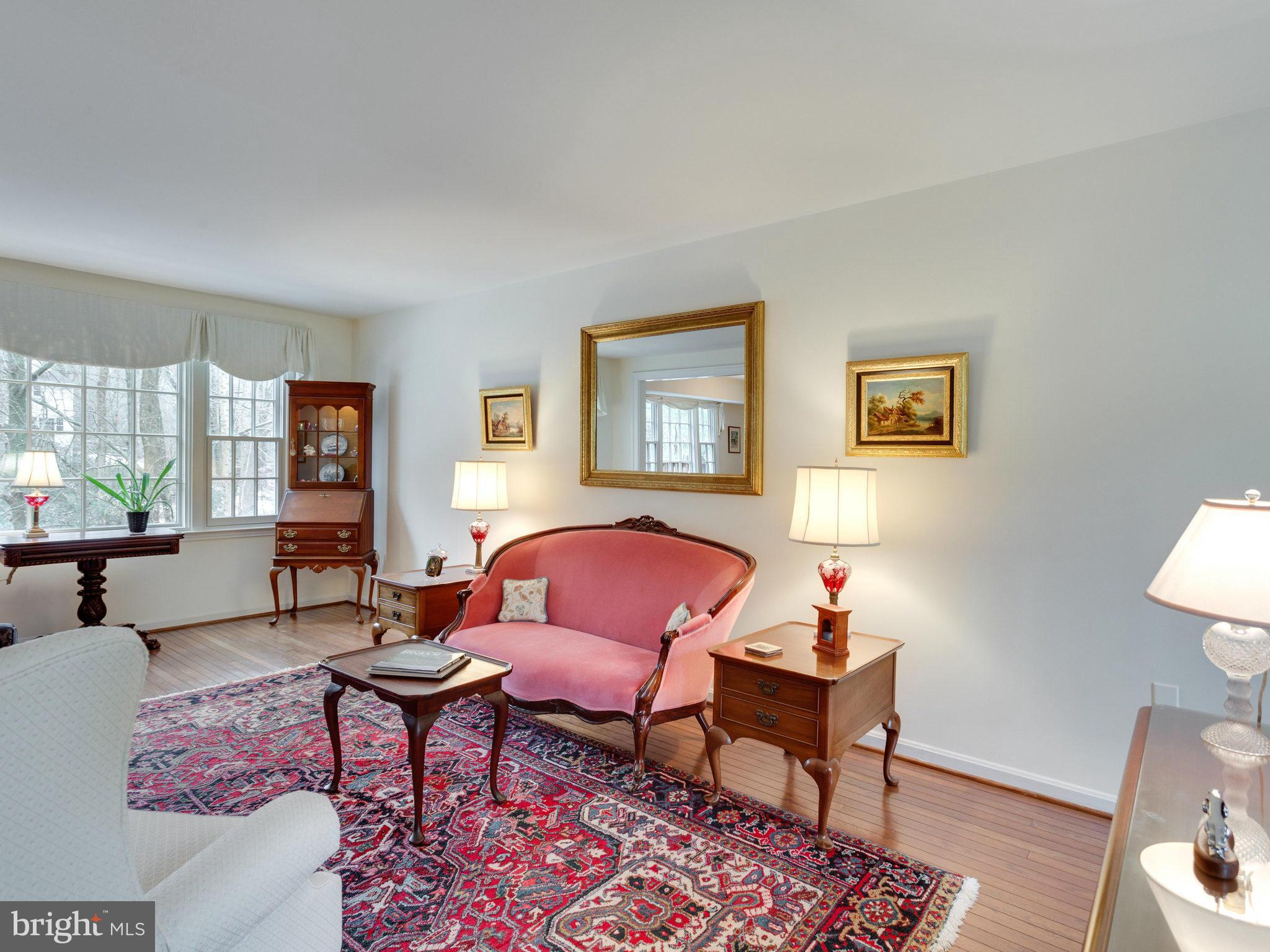 2808 Bree Hill Road Oakton, VA 22124 - Photo 7 of 29 Sunny LR Spans the Entire Depth of Home