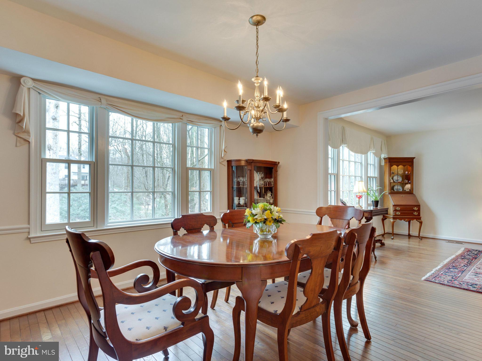 2808 Bree Hill Road Oakton, VA 22124 - Photo 8 of 29 Dining Room Overlooks Yard