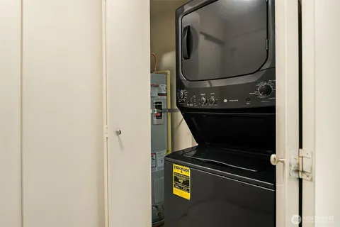 a close view of utility room