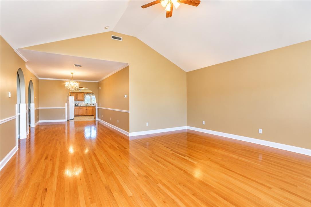 578 Daniels Road Nazareth, PA 18064 - Photo 24 of 45 Polished hardwood floors and vaulted ceilings elevate this open interior space.