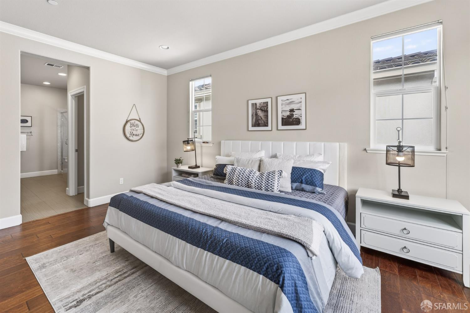 360 Gerald Circle Milpitas, CA 95035 - Photo 20 of 46 a bedroom with a bed and a night stand
