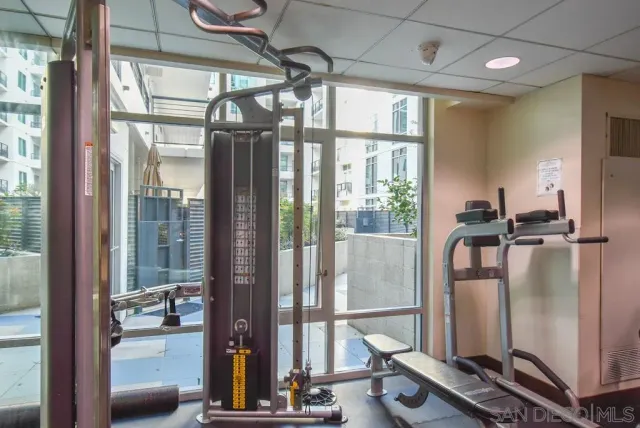 a view of a living room with furniture