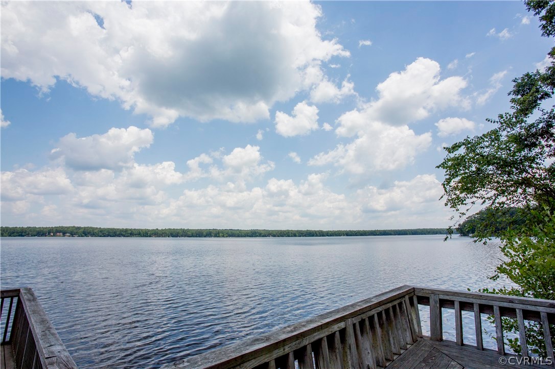 5111 Rock Harbour Road Midlothian, VA 23112 - Photo 3 of 50 a balcony with wooden floor and lake view