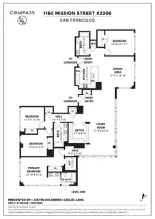 $2,295,000 | 1160 Mission Street, Unit 2306, San Francisco, CA 94103