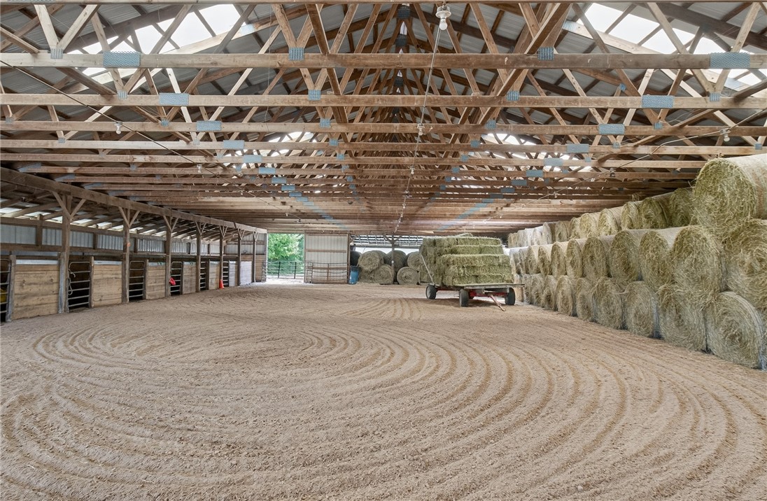 16458 Hinds Road Clarendon, NY 14470 - Photo 43 of 49 70X120 indoor arena with 8 stables and room for mo