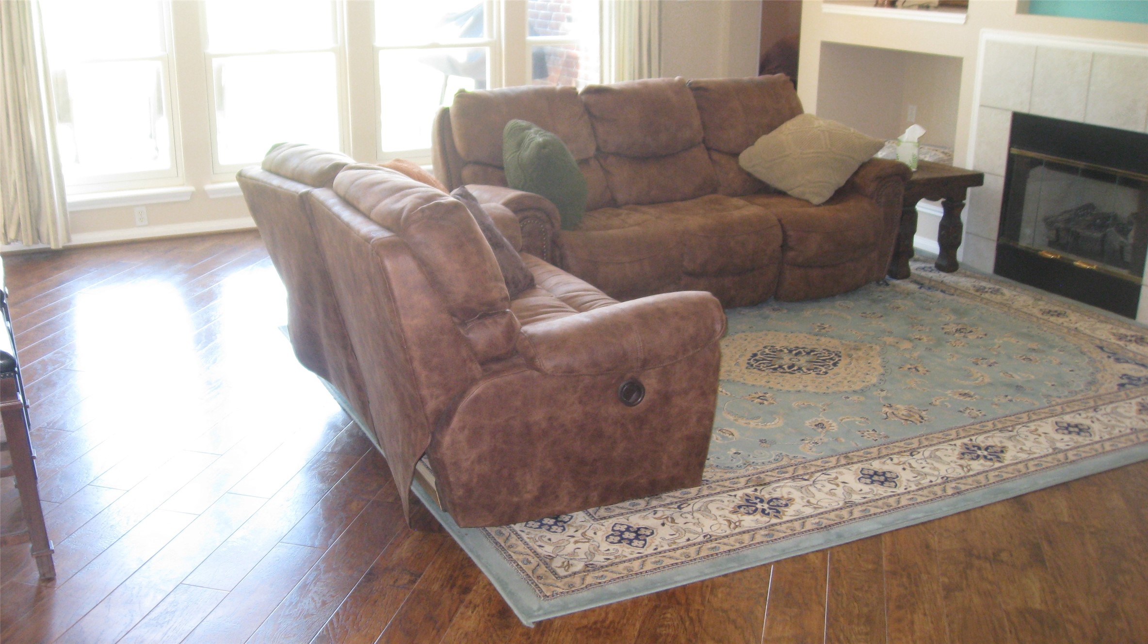 17330 Penick Road Waller, TX 77484 - Photo 6 of 10 a living room with furniture and a fireplace