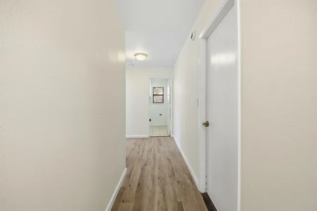 a view of a backyard with a deck