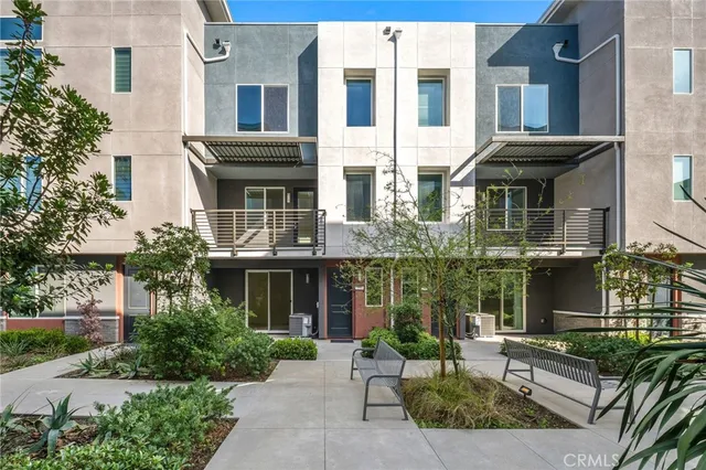 a view of building with a street