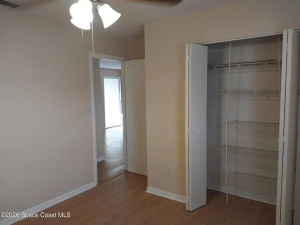 a view of empty room with a window