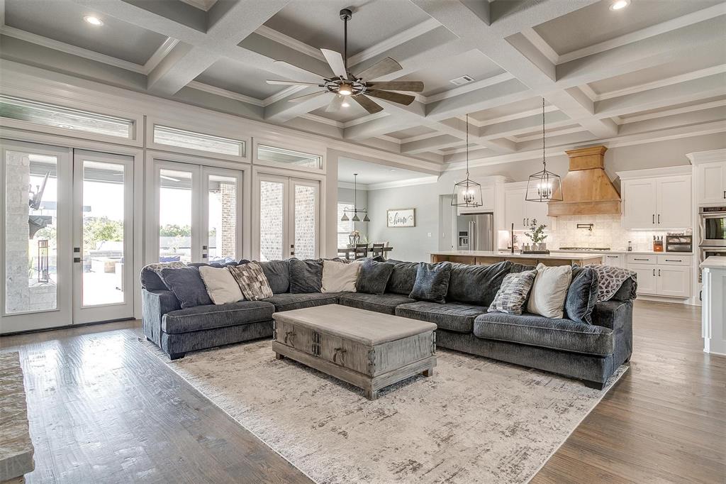2161 Eagles Rdg Drive Weatherford, TX 76087 - Photo 12 of 40 a living room with furniture and a large window