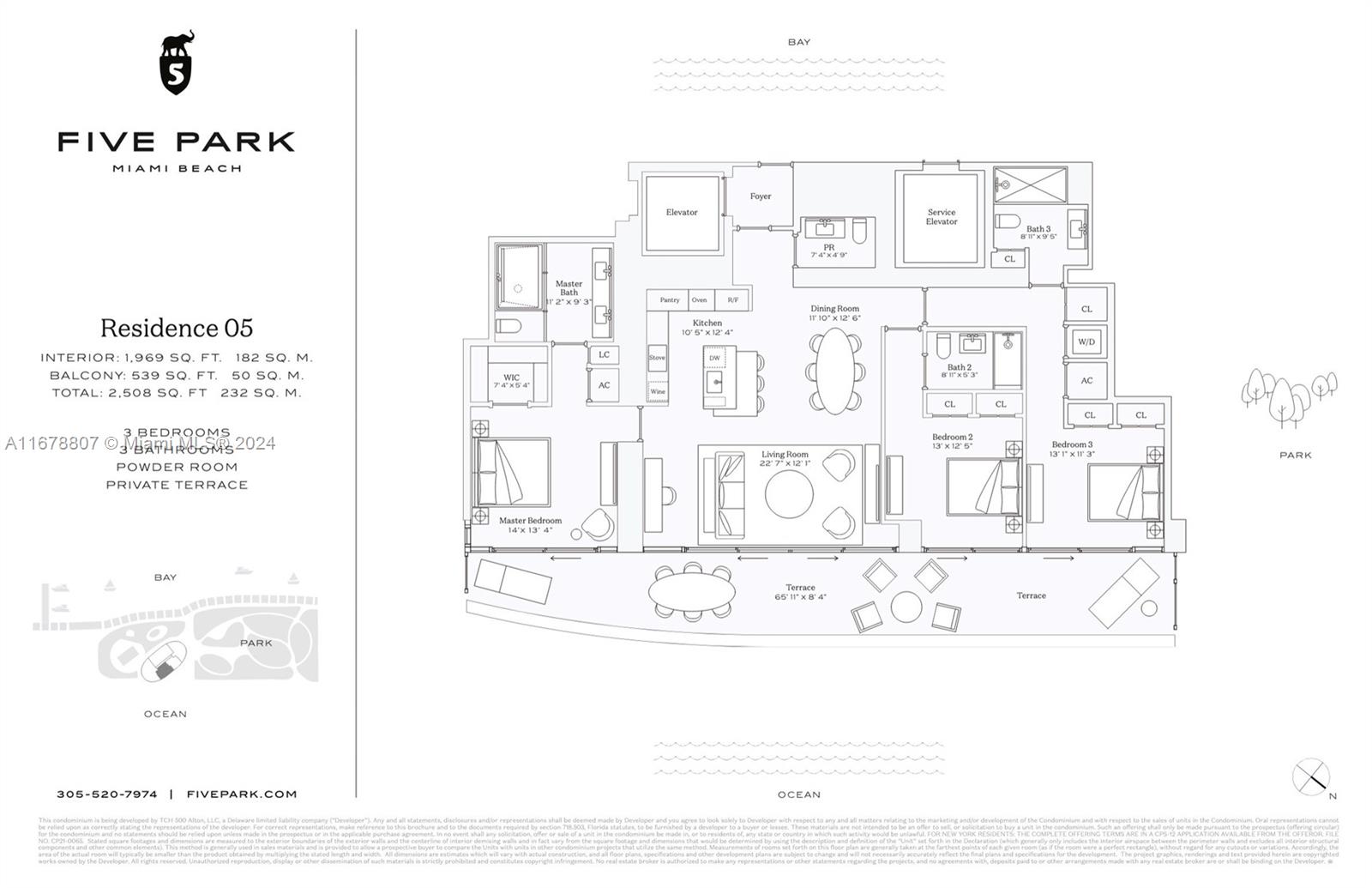 500 Alton Road, Unit 4405 Miami Beach, FL 33139 - Photo 2 of 6 Gallery Image 2