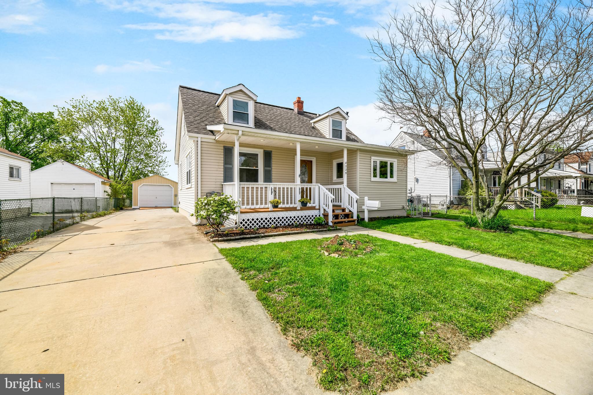 8229 Peach Orchard Road Baltimore, MD 21222 - Photo 42 of 43 Long Driveway for Plenty of Parking!