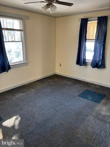 a view of a livingroom with a window