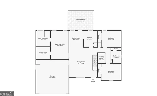 $1,680 | 102 Rocky Branch Way, Villa Rica, GA 30180