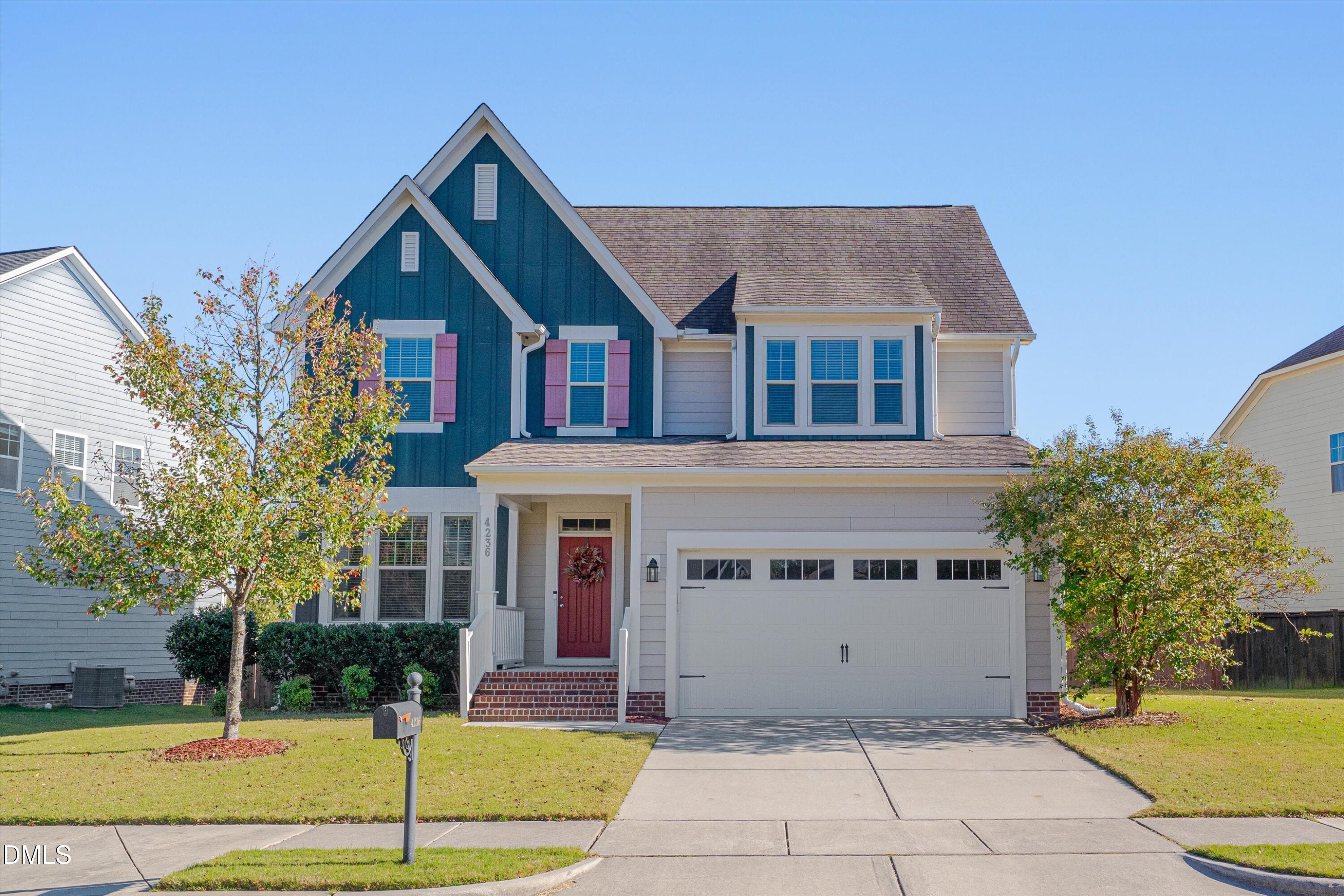front view of house with a yard