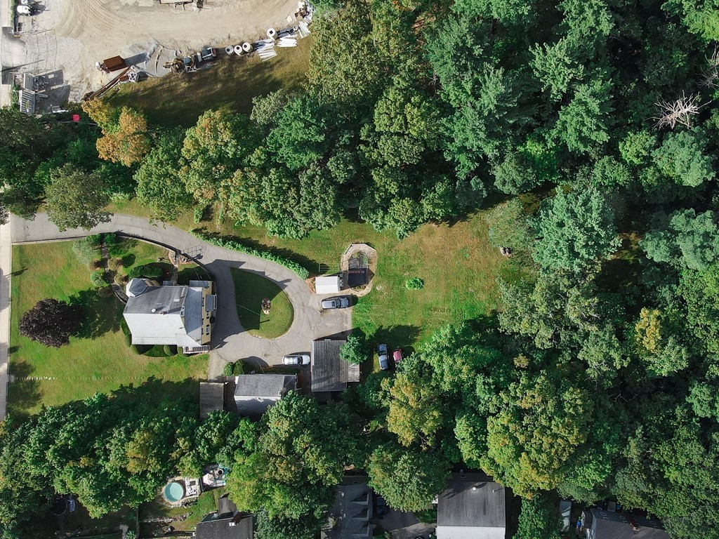 727 Main Street Woburn, MA 01801 - Photo 39 of 40 an aerial view of a house with outdoor space