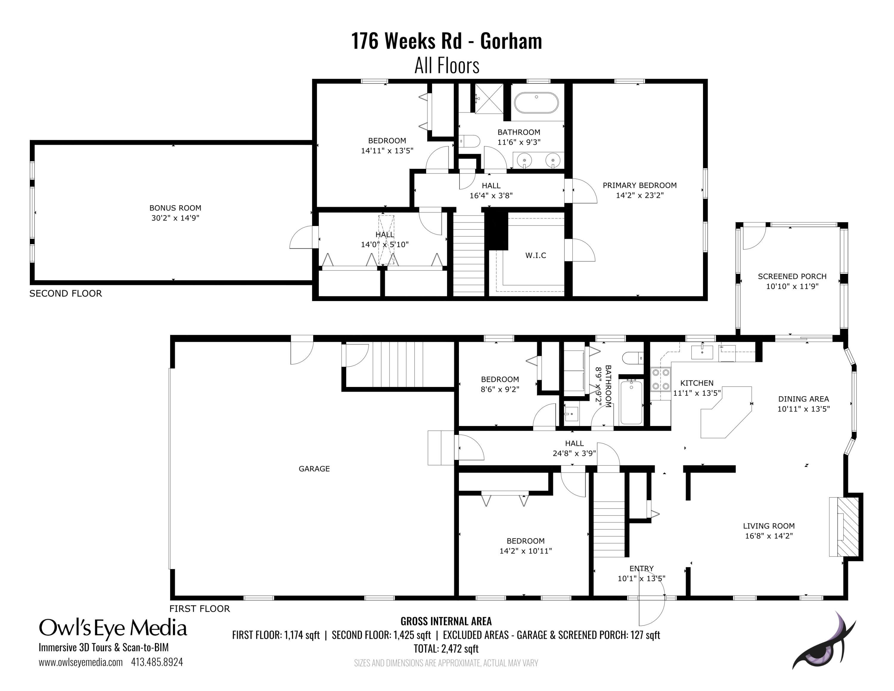 176 Weeks Road Gorham, ME 04038 - Photo 75 of 77 1-176WeeksRd-Gorham_FloorPlans-All