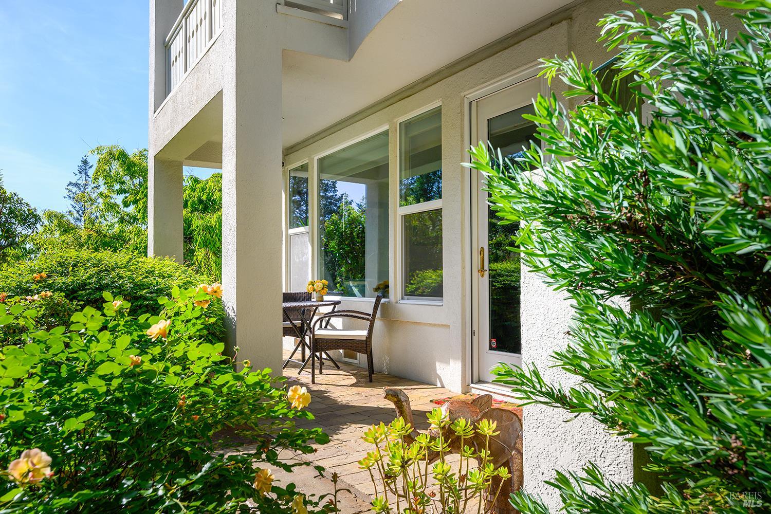 3696 Newbury Court Santa Rosa, CA 95404 - Photo 48 of 52 a view of a chair and table in the porch