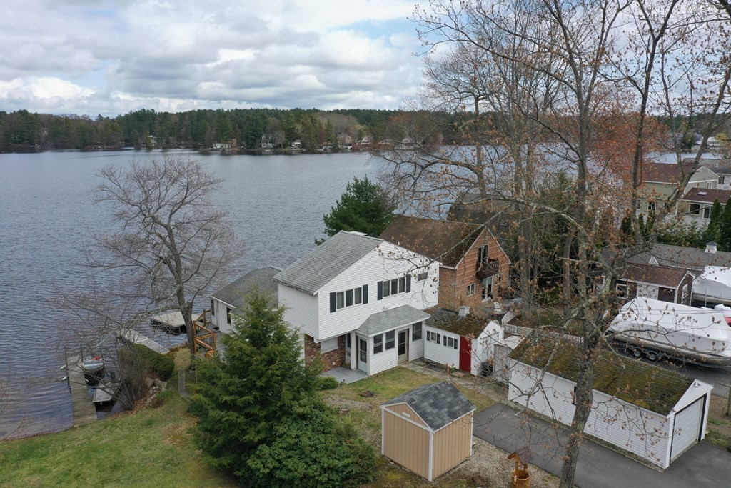 75 Conleys Grove Road Derry, NH 03038 - Photo 12 of 41 an aerial view of a house with lake view