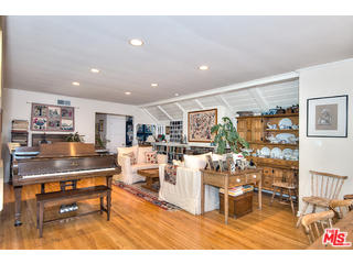 2139 Roscomare Road Los Angeles, CA 90077 - Photo 5 of 21 a living room with lots of furniture and kitchen view