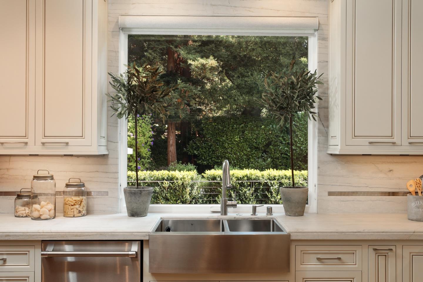 9 Park Drive Atherton, CA 94027 - Photo 12 of 56 a kitchen with a sink and cabinets