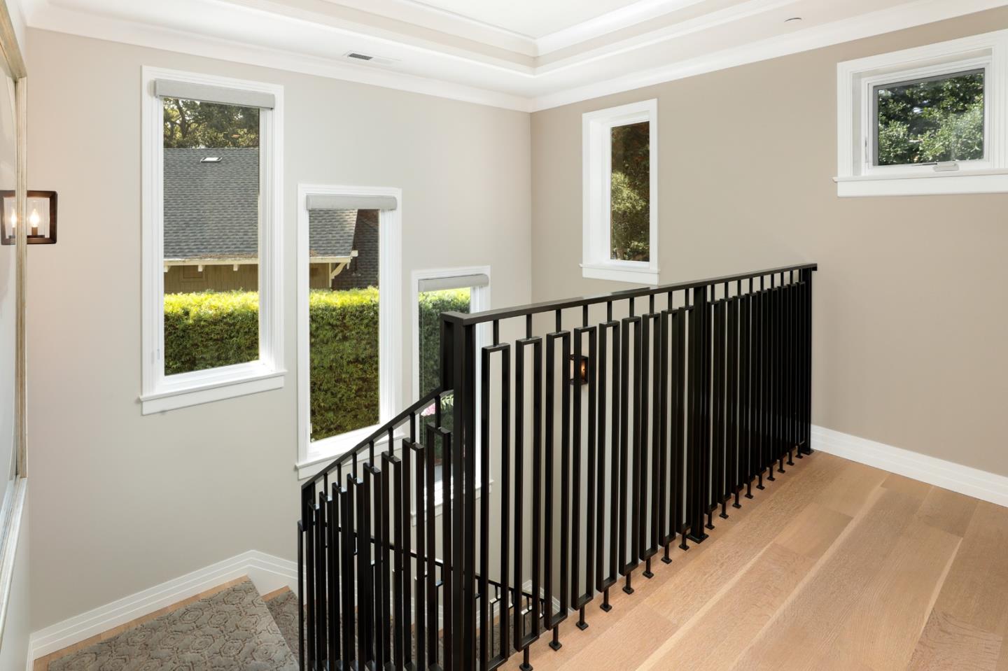 9 Park Drive Atherton, CA 94027 - Photo 24 of 56 a view of a hallway with windows