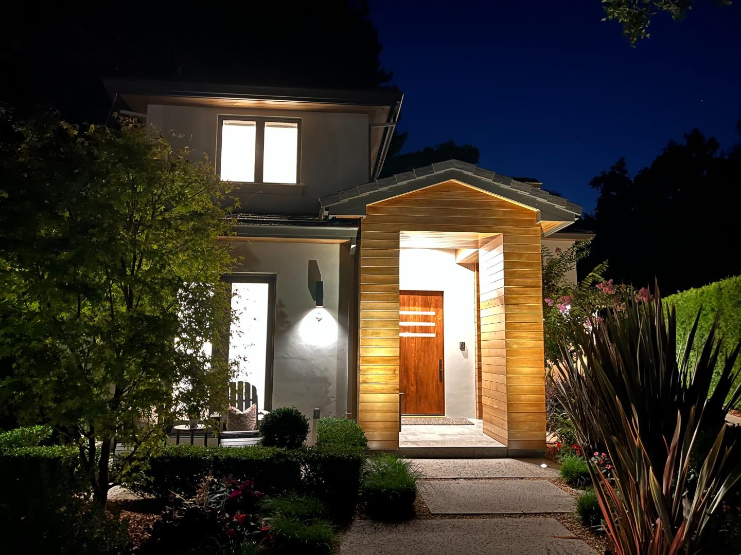 9 Park Drive Atherton, CA 94027 - Photo 53 of 56 a front view of a house with a yard